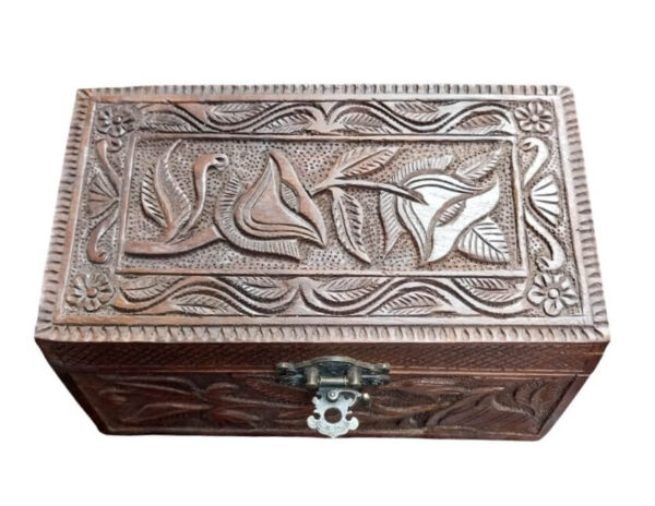 Wooden box for tarot cards