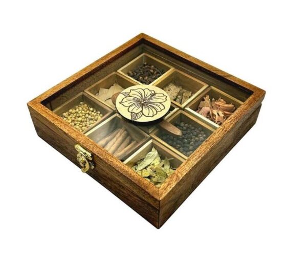 handmade spice box
