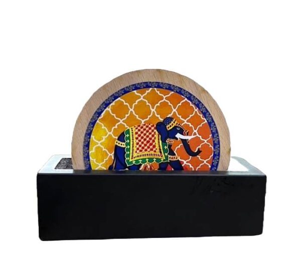 wooden coaster elephant design