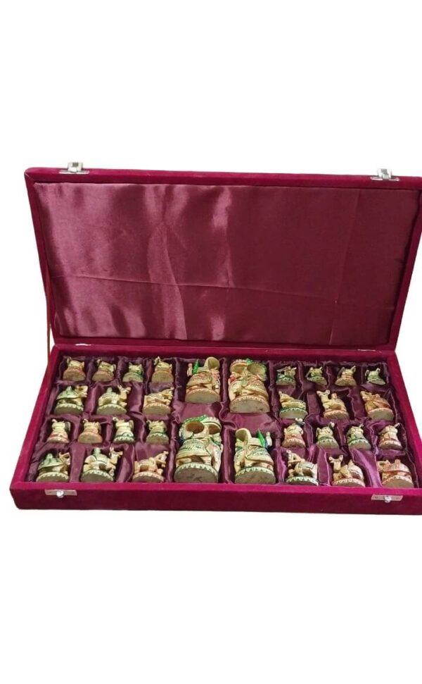 Rectangle chess piece storage box